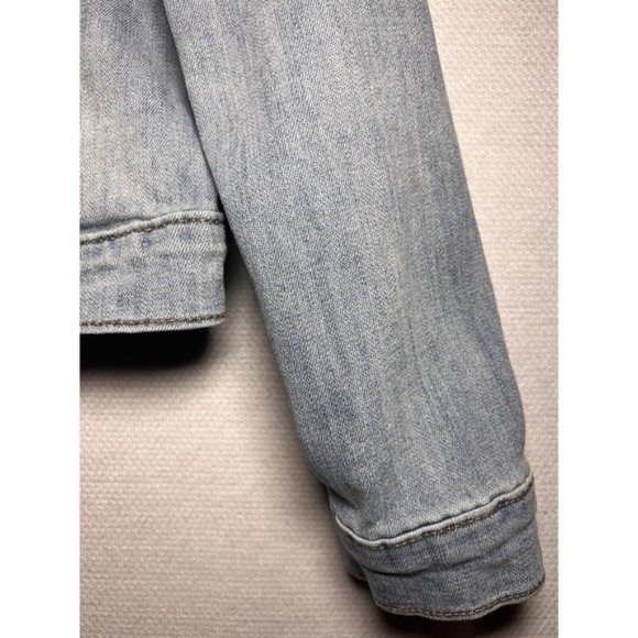 Signature by Levi Strauss Jean Jacket Women Sz Small Blue Light Wash Casual - Picture 3 of 13